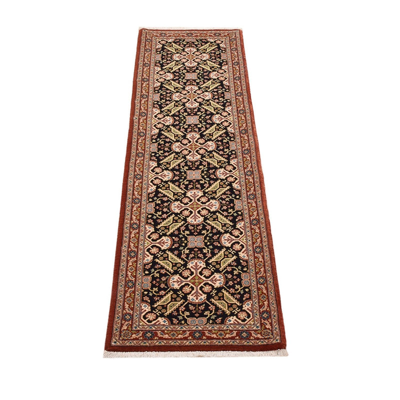 Løber Persisk tæppe - Ghom - Royal - 201 x 52 cm - mørk beige