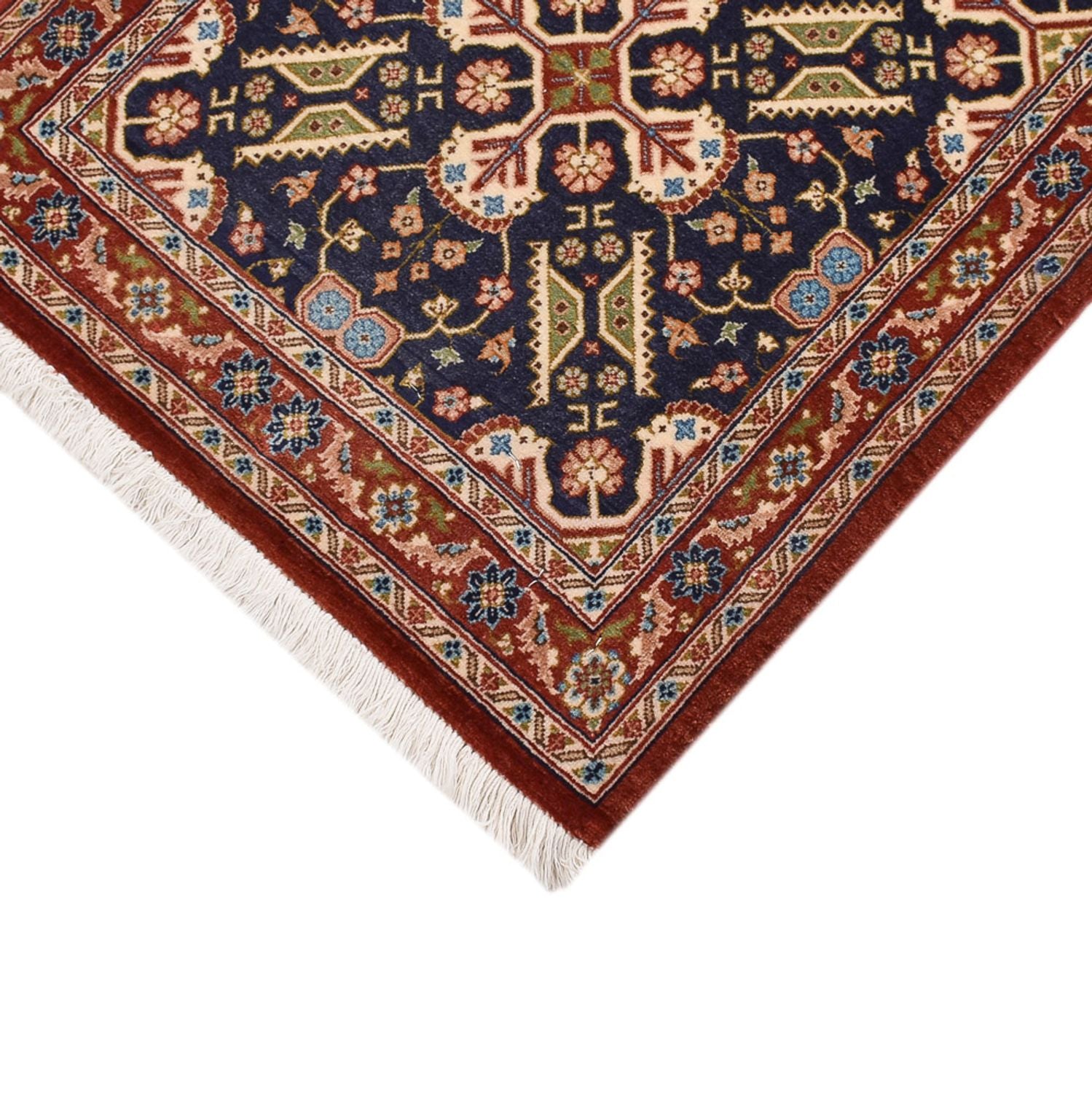 Løber Persisk tæppe - Ghom - Royal - 202 x 52 cm - mørk beige