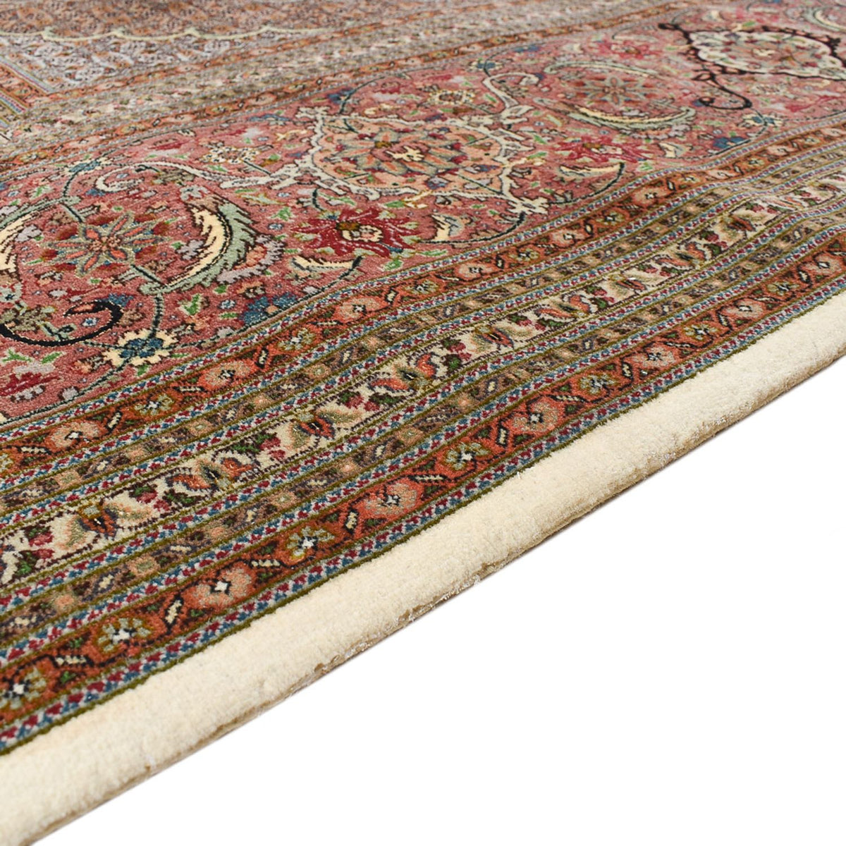 Persisk tæppe - Tabriz - Royal - 502 x 350 cm - lys beige