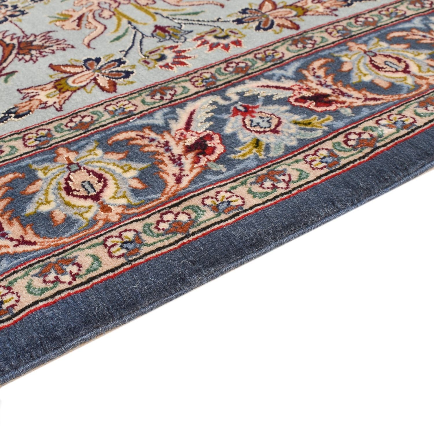 Løber Persisk tæppe - Isfahan - Premium - 314 x 83 cm - sand