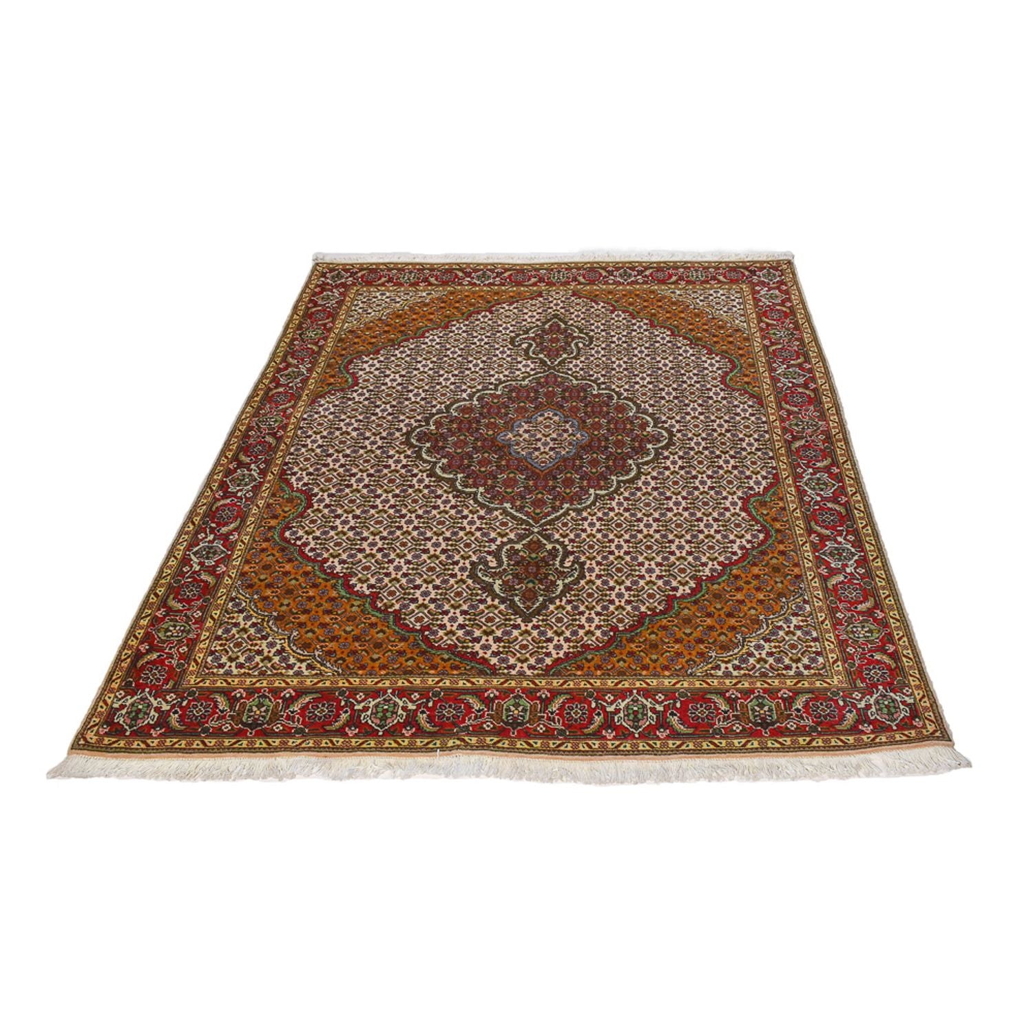 Persisk tæppe - Tabriz - Royal - 198 x 150 cm - flerfarvet