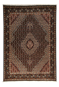Persisk tæppe - Tabriz - Royal - 200 x 152 cm - mørkebrun