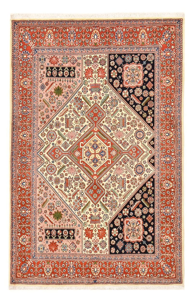 Gabbeh-tæppe - Kashkuli Persisk - 211 x 143 cm - flerfarvet