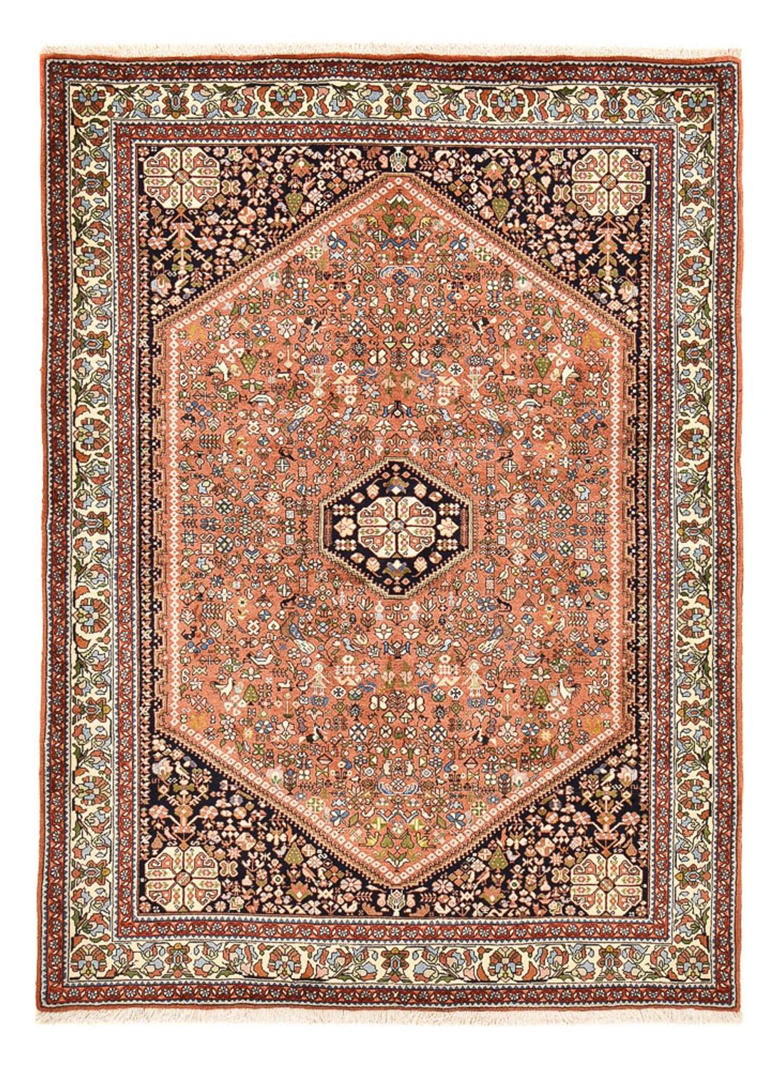 Gabbeh-tæppe - Kashkuli Persisk - 210 x 151 cm - lysrød