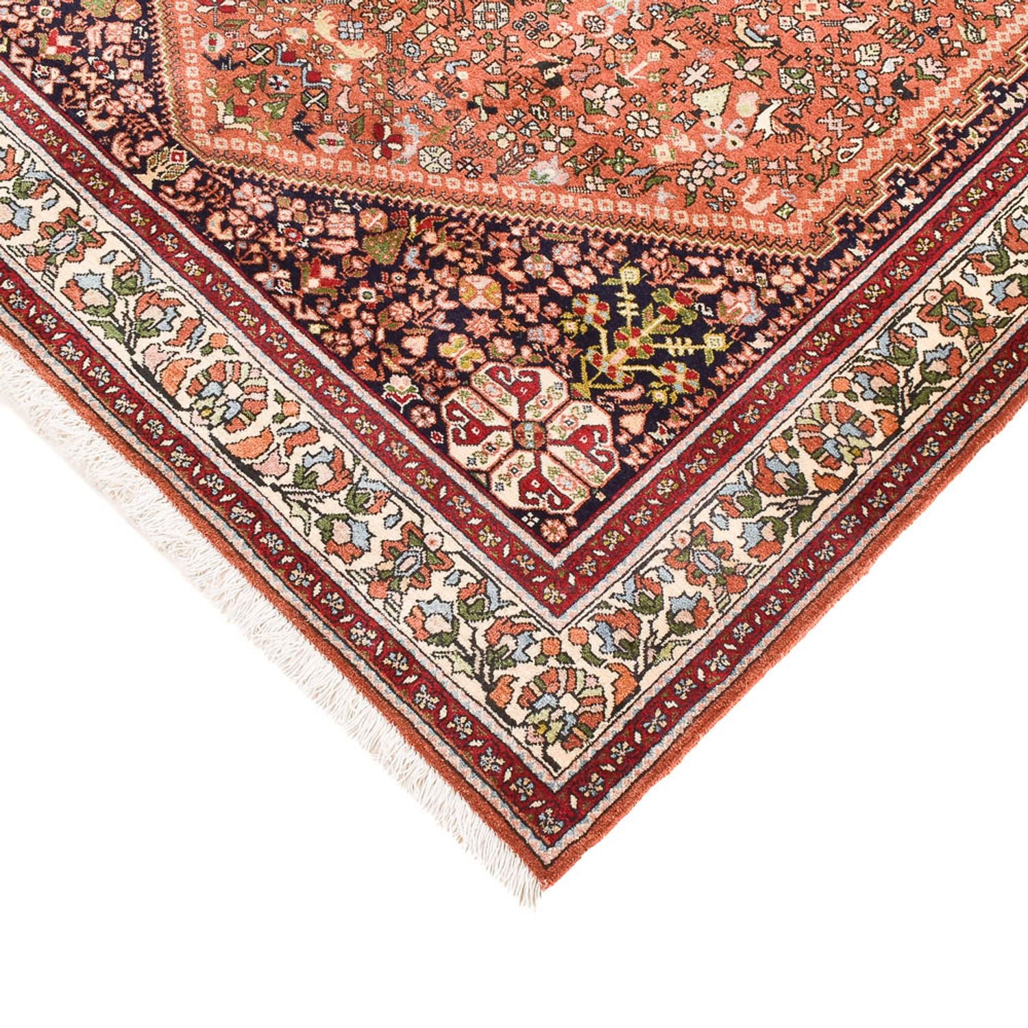 Gabbeh-tæppe - Kashkuli Persisk - 206 x 150 cm - lysrød