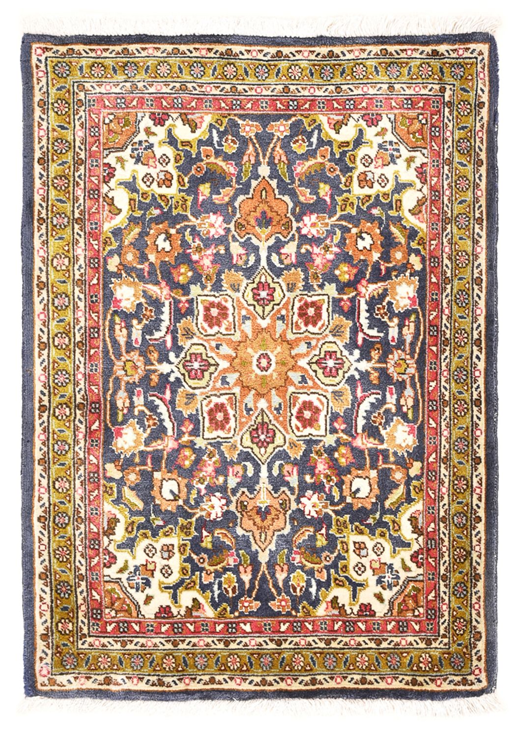 Persisk tæppe - Tabriz - 85 x 60 cm - flerfarvet