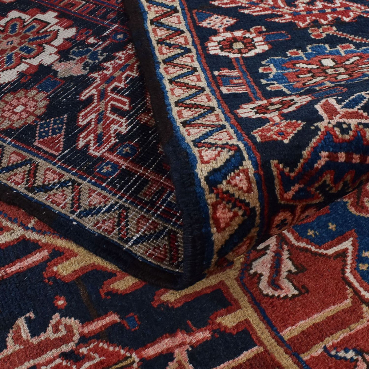 Persisk tæppe - Nomadisk - 384 x 292 cm - rød