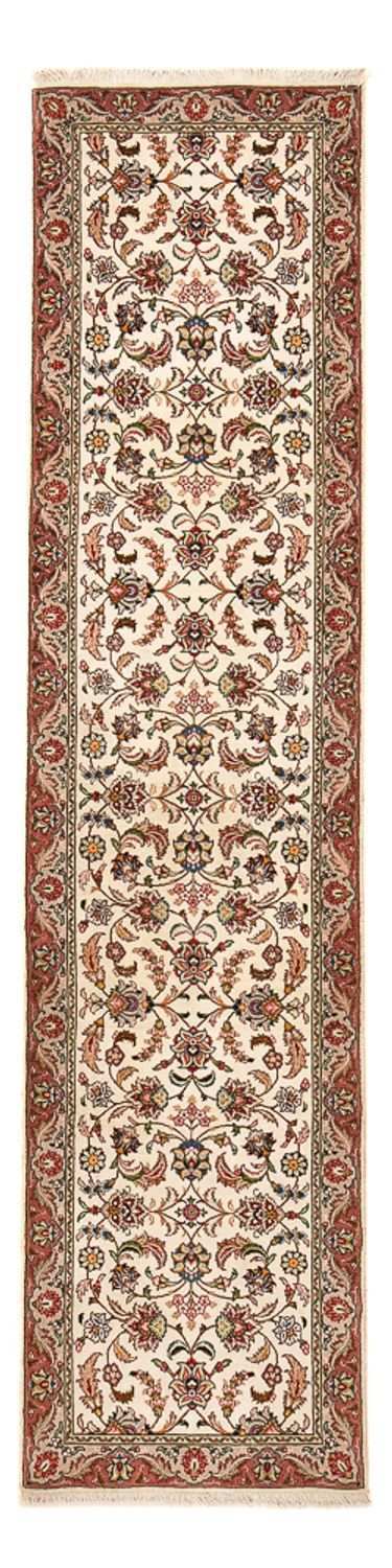 Løber Persisk tæppe - Tabriz - Royal - 297 x 69 cm - sand