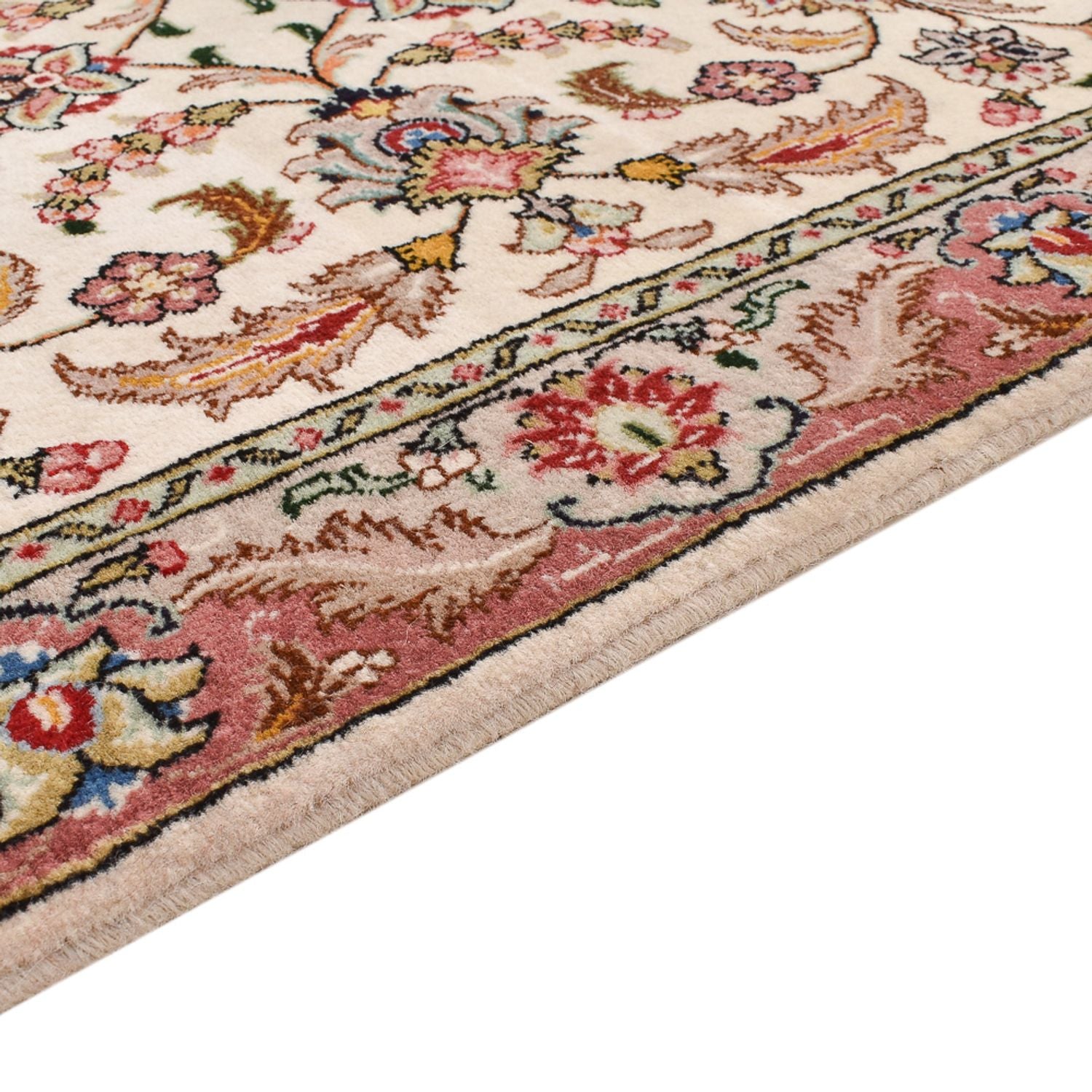 Løber Persisk tæppe - Tabriz - Royal - 297 x 69 cm - sand