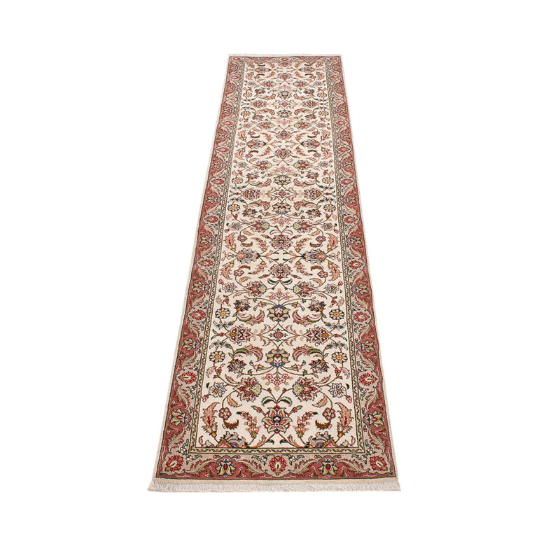 Løber Persisk tæppe - Tabriz - Royal - 297 x 69 cm - sand