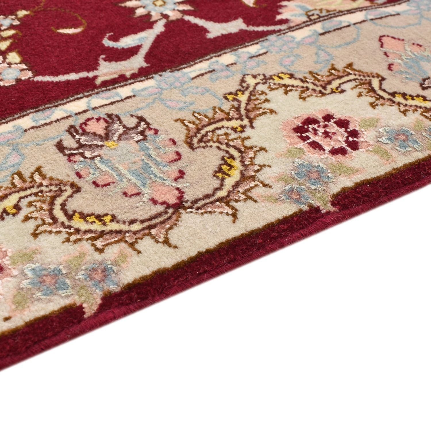 Løber Persisk tæppe - Tabriz - Royal - 198 x 80 cm - rød