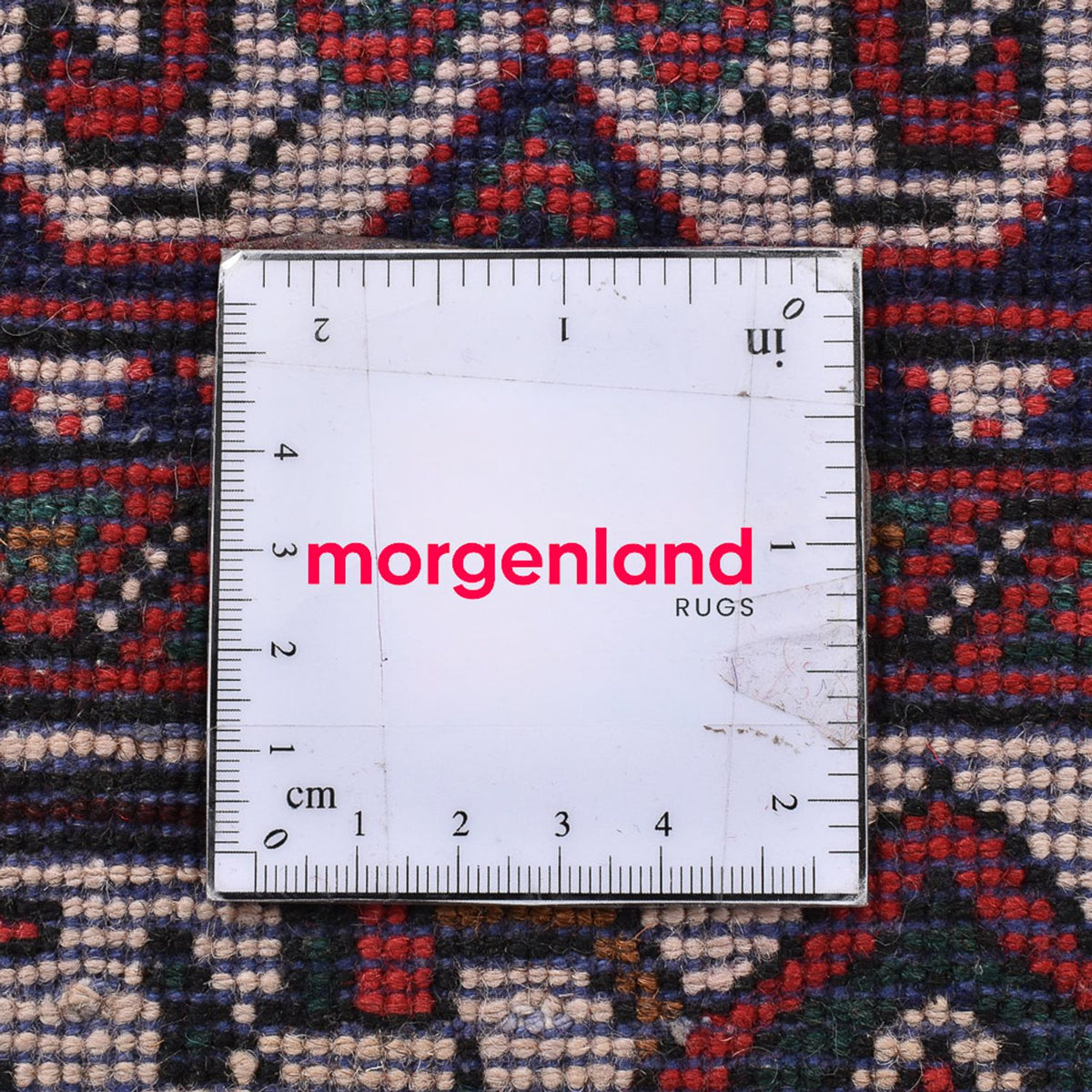 Persisk tæppe - Nomadisk firkantet  - 205 x 197 cm - rød