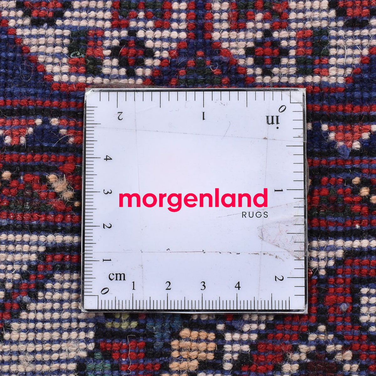 Persisk tæppe - Nomadisk firkantet  - 208 x 199 cm - rød