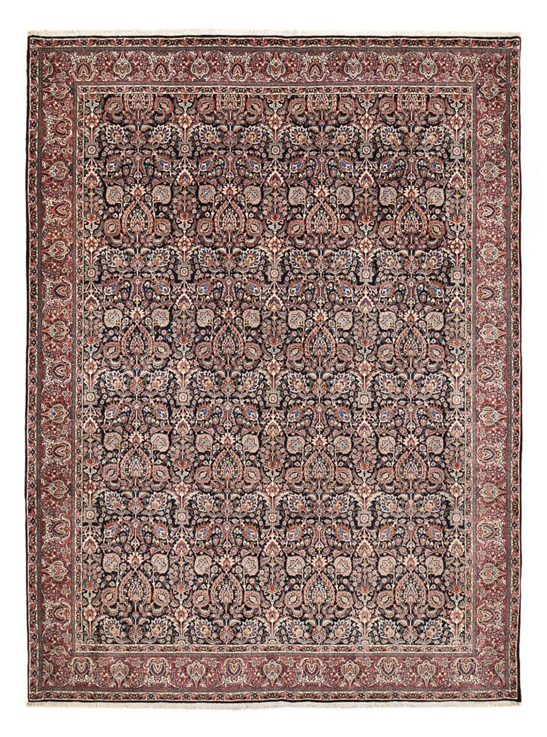 Persisk tæppe - Bijar - 400 x 305 cm - brun