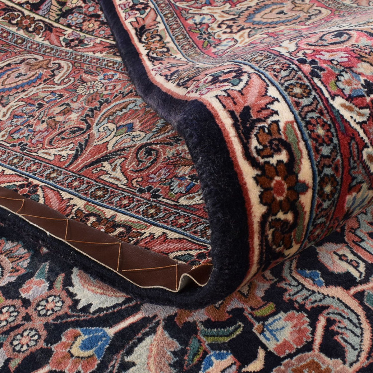 Persisk tæppe - Bijar - 400 x 305 cm - brun