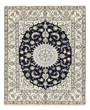 Persisk tæppe - Nain - 300 x 250 cm - mørkeblå