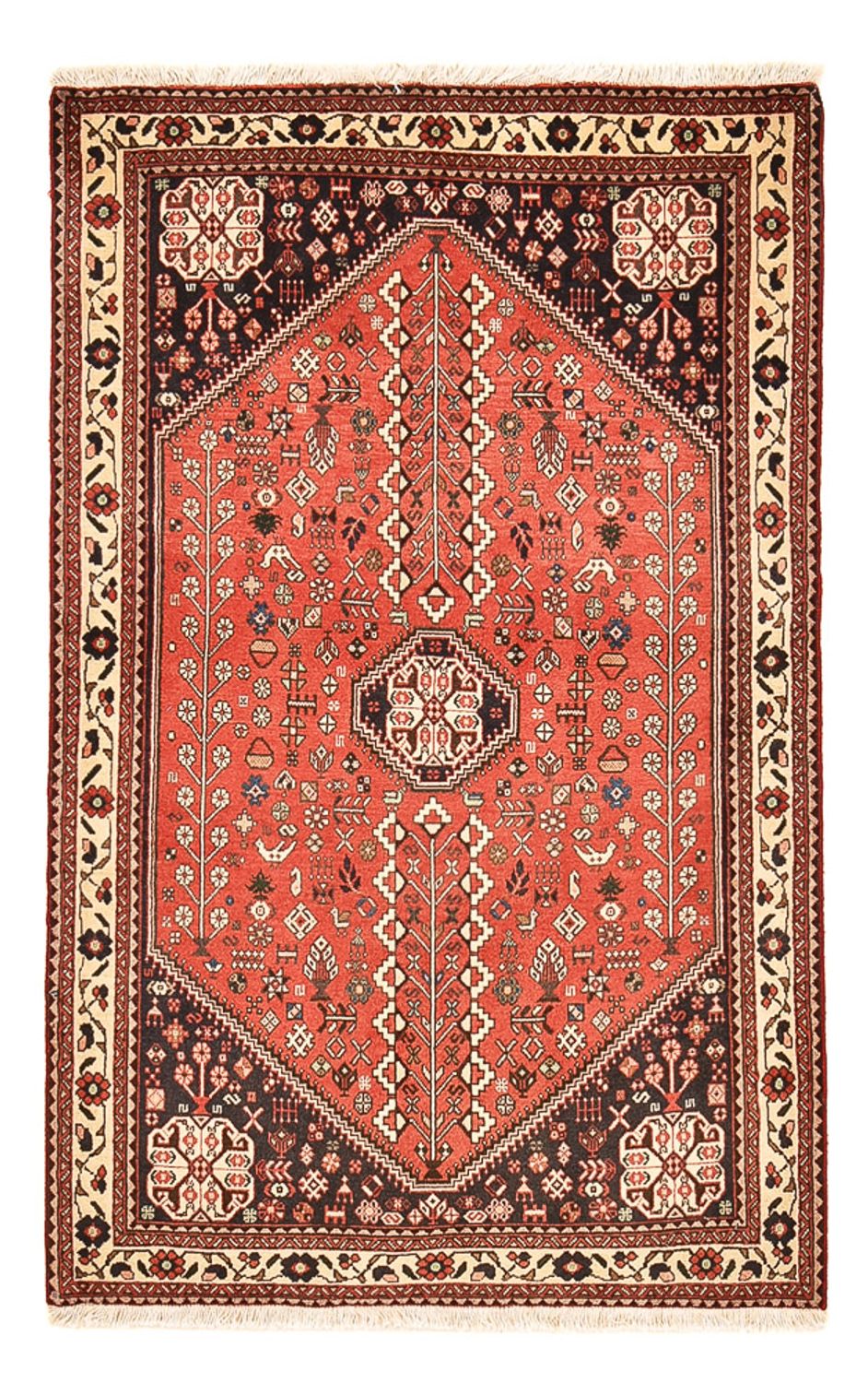Persisk tæppe - Nomadisk - 160 x 103 cm - rød