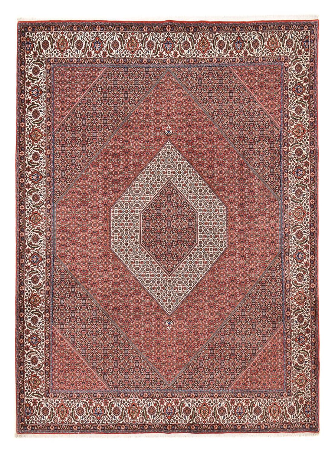 Persisk tæppe - Bijar - 400 x 298 cm - brun