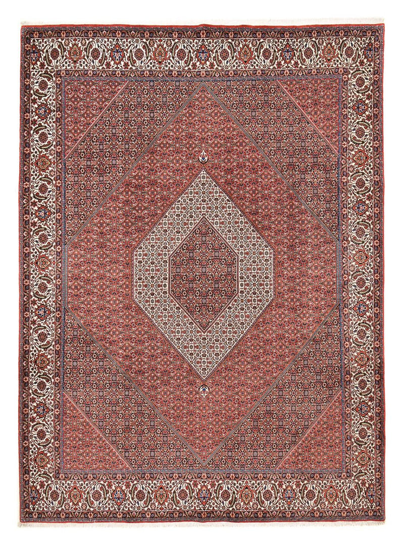 Persisk tæppe - Bijar - 400 x 298 cm - brun