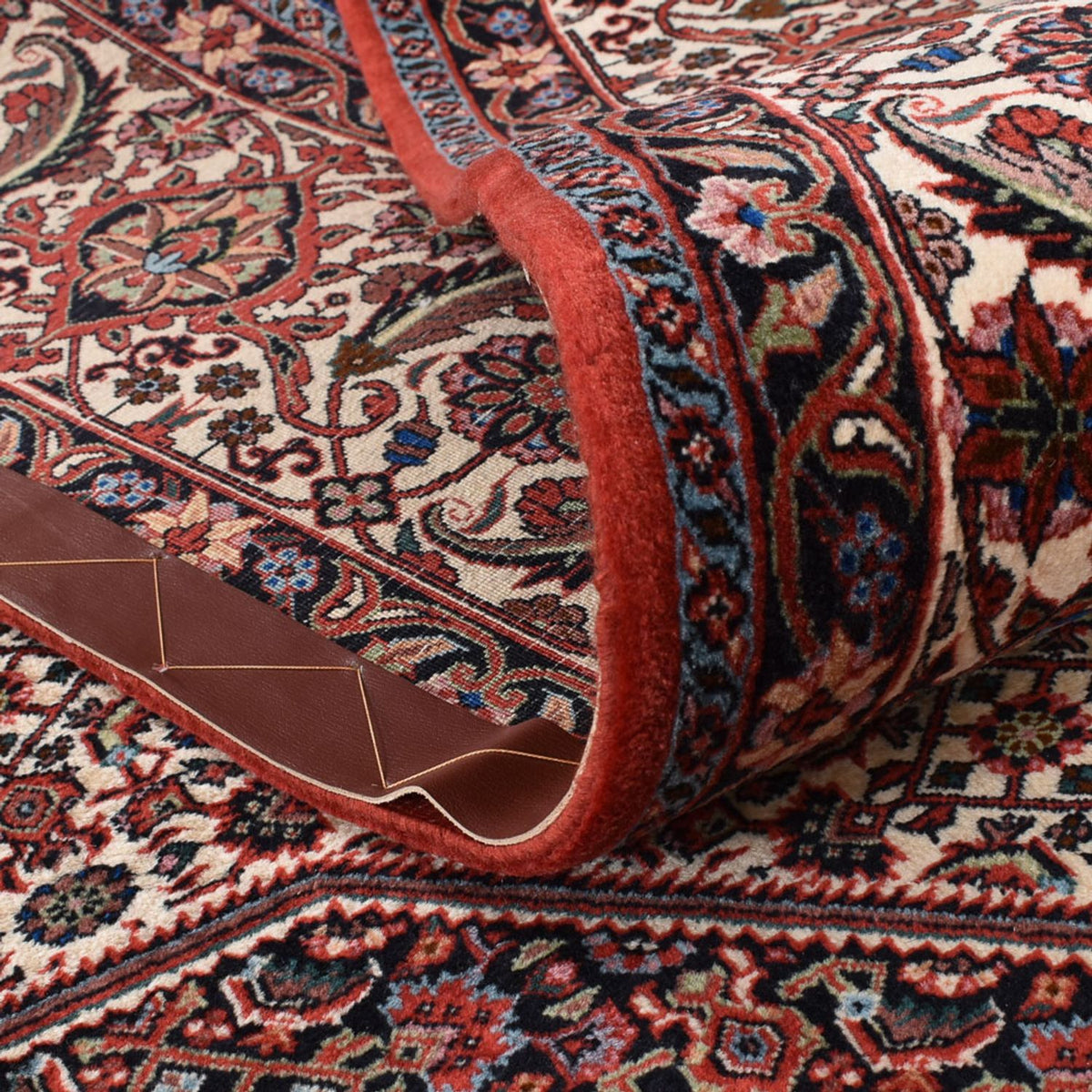 Persisk tæppe - Bijar - 400 x 298 cm - brun