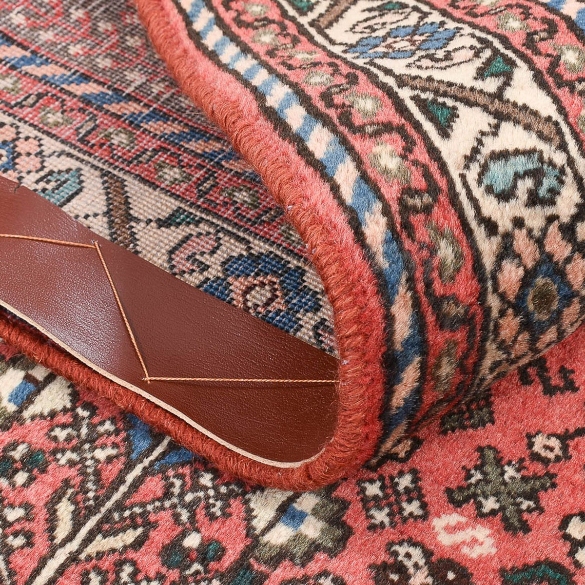 Persisk tæppe - Nomadisk - 147 x 102 cm - lysrød