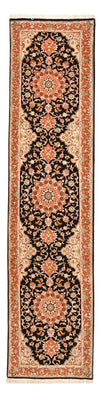 Løber Persisk tæppe - Tabriz - Royal - 288 x 69 cm - mørkeblå