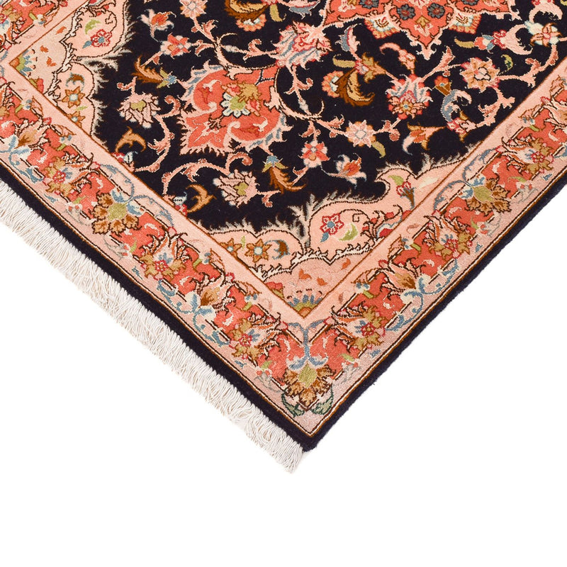 Løber Persisk tæppe - Tabriz - Royal - 288 x 69 cm - mørkeblå