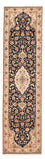 Løber Persisk tæppe - Tabriz - Royal - 310 x 83 cm - mørkeblå