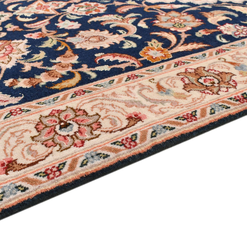 Løber Persisk tæppe - Tabriz - Royal - 310 x 83 cm - mørkeblå