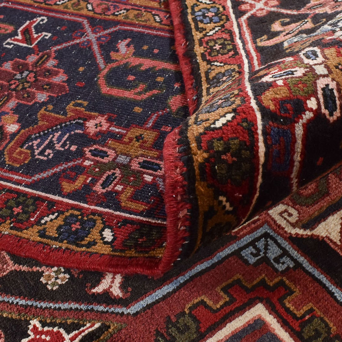 Persisk tæppe - Nomadisk - 393 x 309 cm - creme