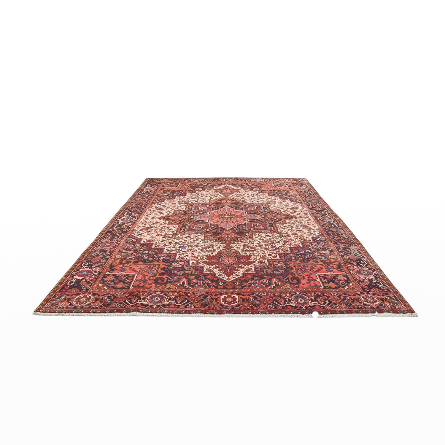 Persisk tæppe - Nomadisk - 393 x 309 cm - creme