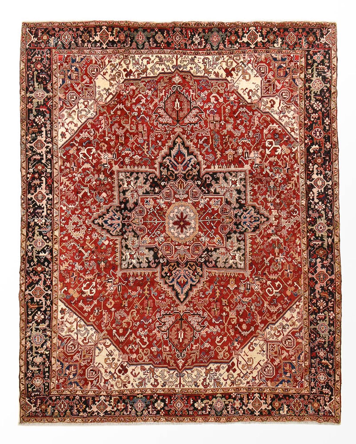 Løber Persisk tæppe - Nomadisk - 402 x 332 cm - rød