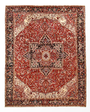 Løber Persisk tæppe - Nomadisk - 402 x 332 cm - rød