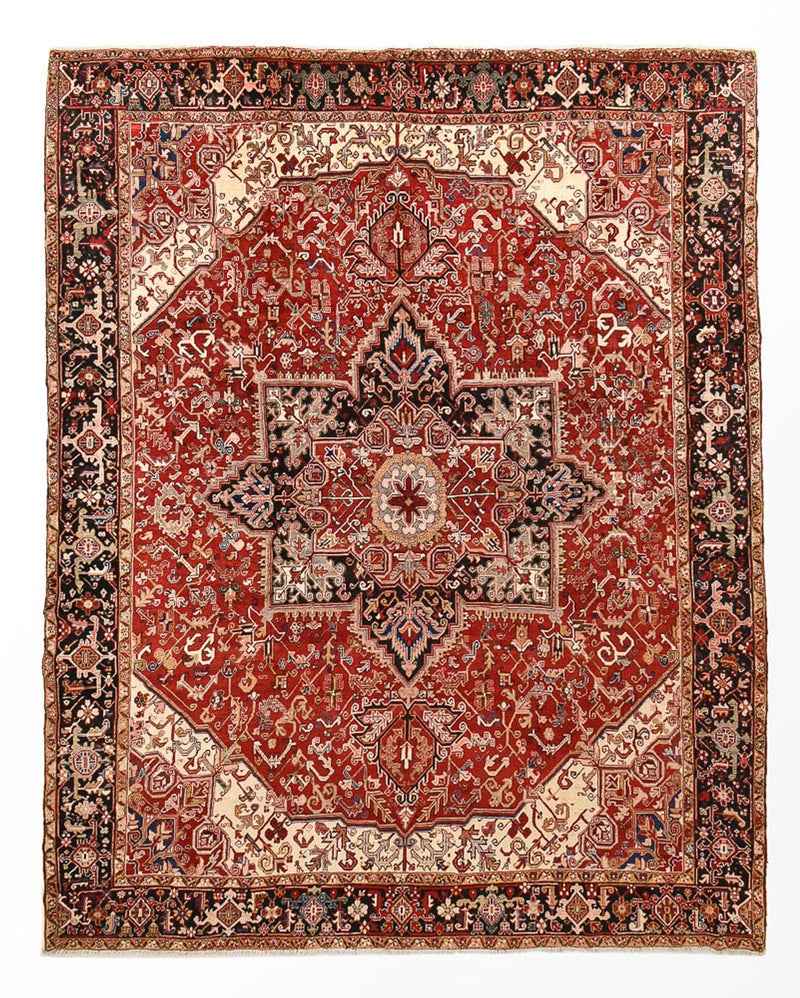 Løber Persisk tæppe - Nomadisk - 402 x 332 cm - rød