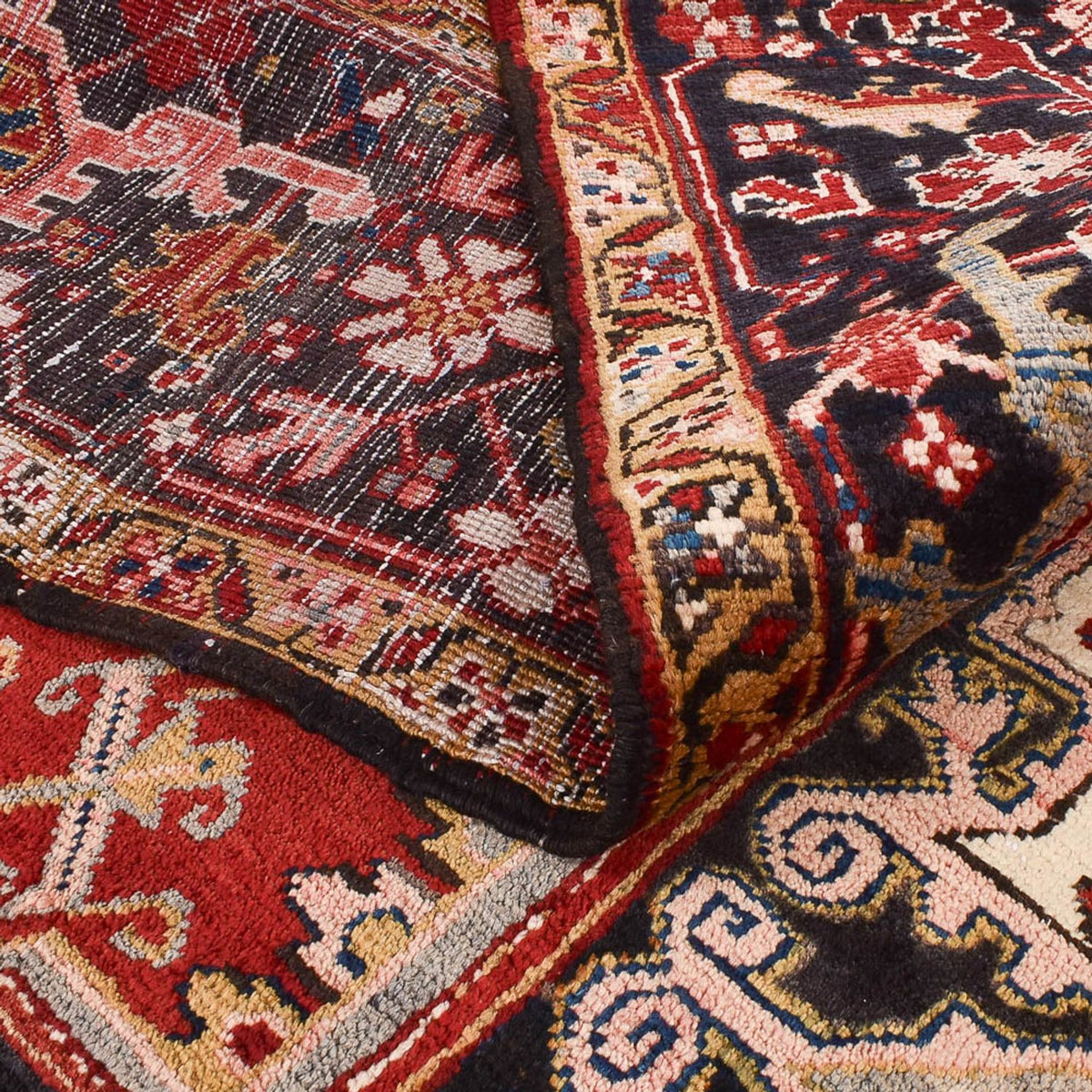 Løber Persisk tæppe - Nomadisk - 402 x 332 cm - rød