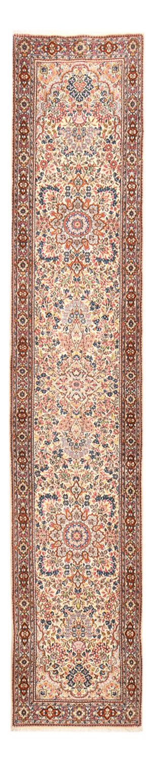 Løber Persisk tæppe - Royal - 387 x 78 cm - mørk beige