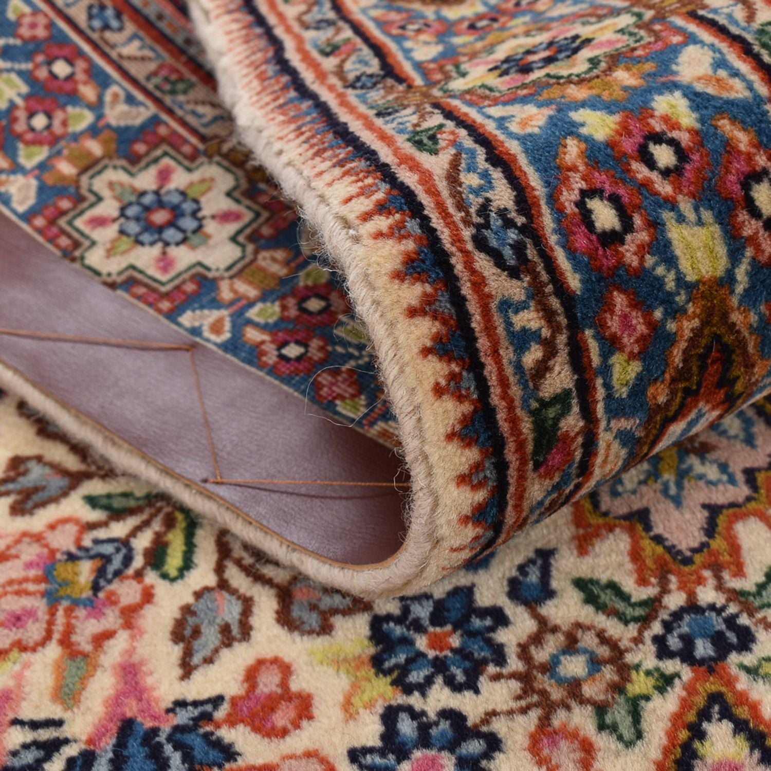 Løber Persisk tæppe - Royal - 387 x 78 cm - mørk beige