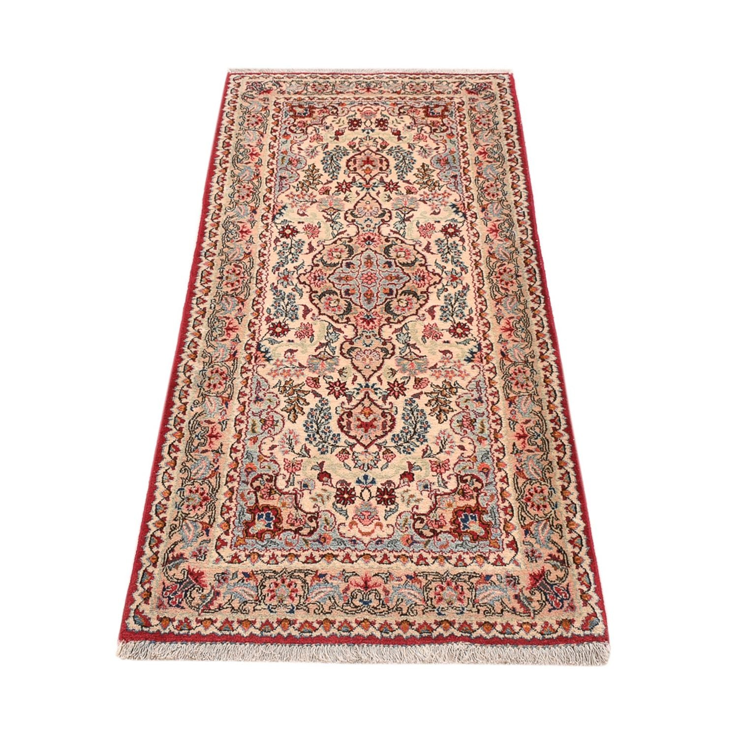 Løber Persisk tæppe - Ghom - 170 x 71 cm - lys beige