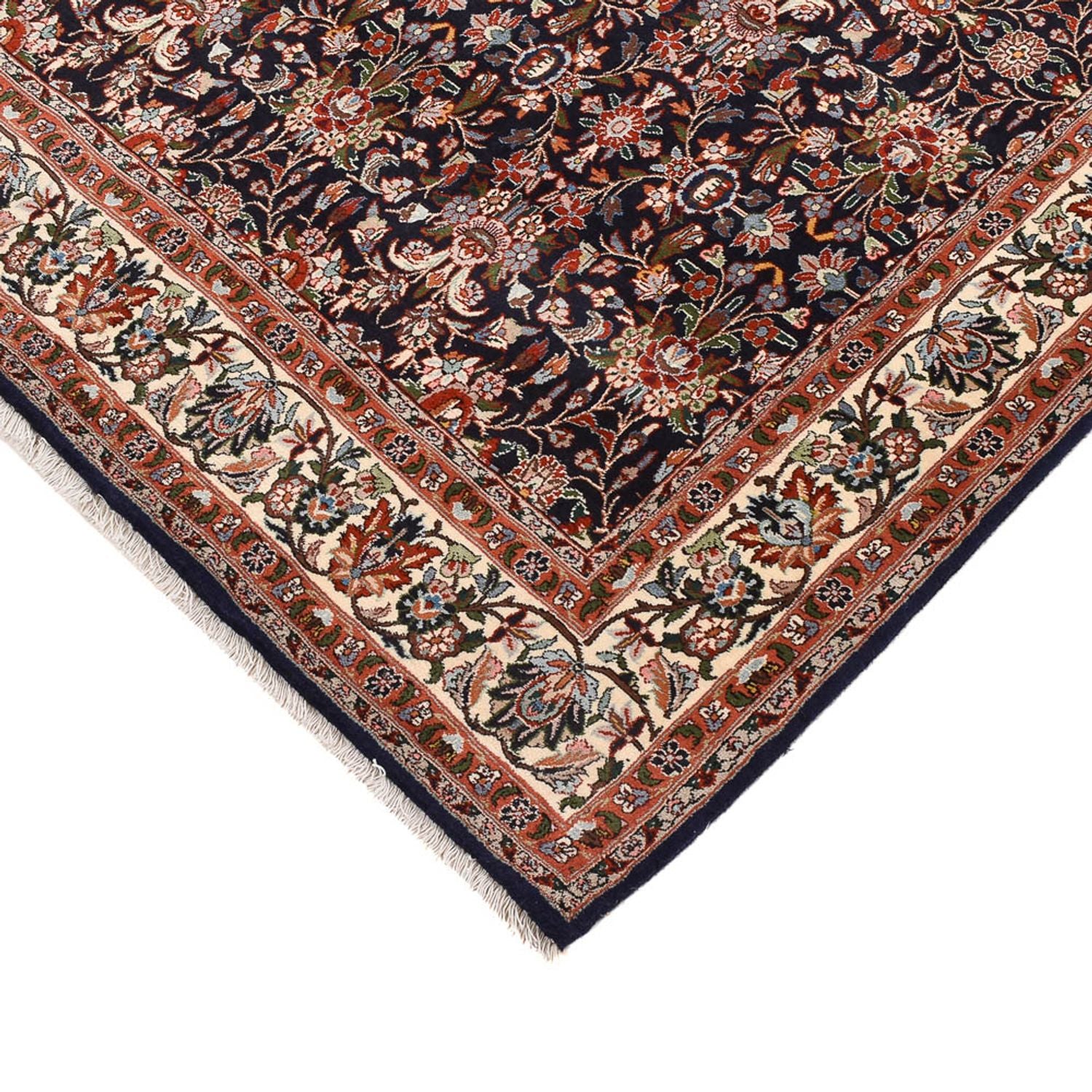 Persisk tæppe - Bijar - 215 x 145 cm - mørk beige