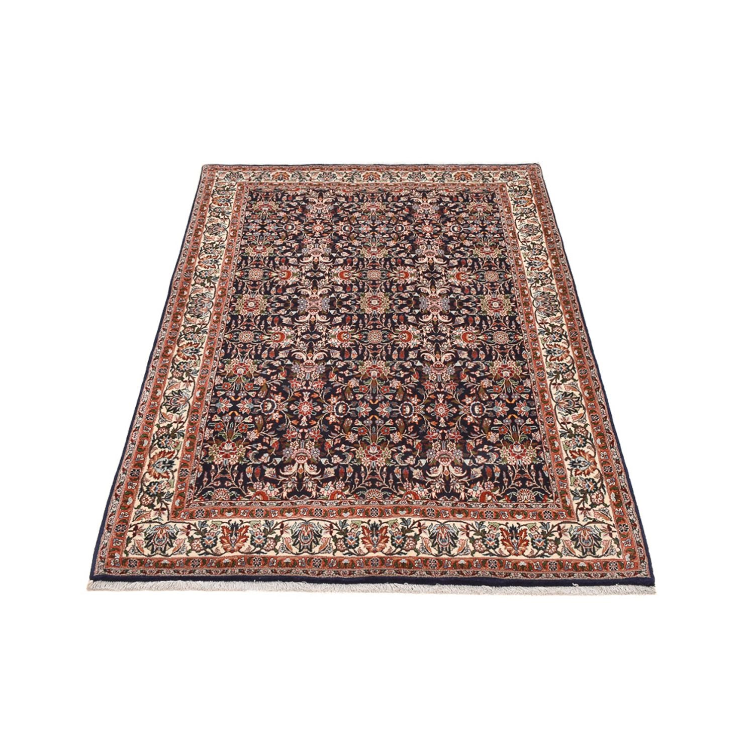 Persisk tæppe - Bijar - 215 x 145 cm - mørk beige
