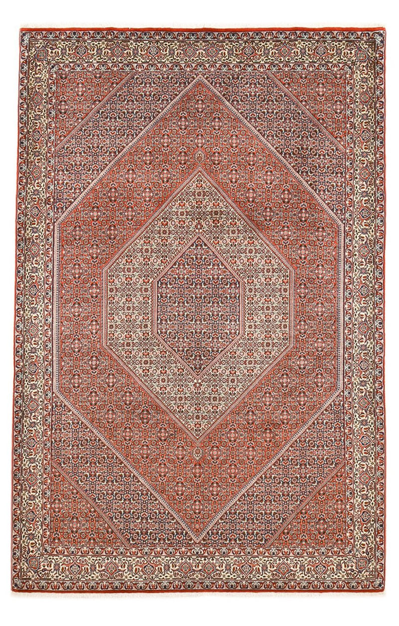 Persisk tæppe - Bijar - 295 x 196 cm - rust