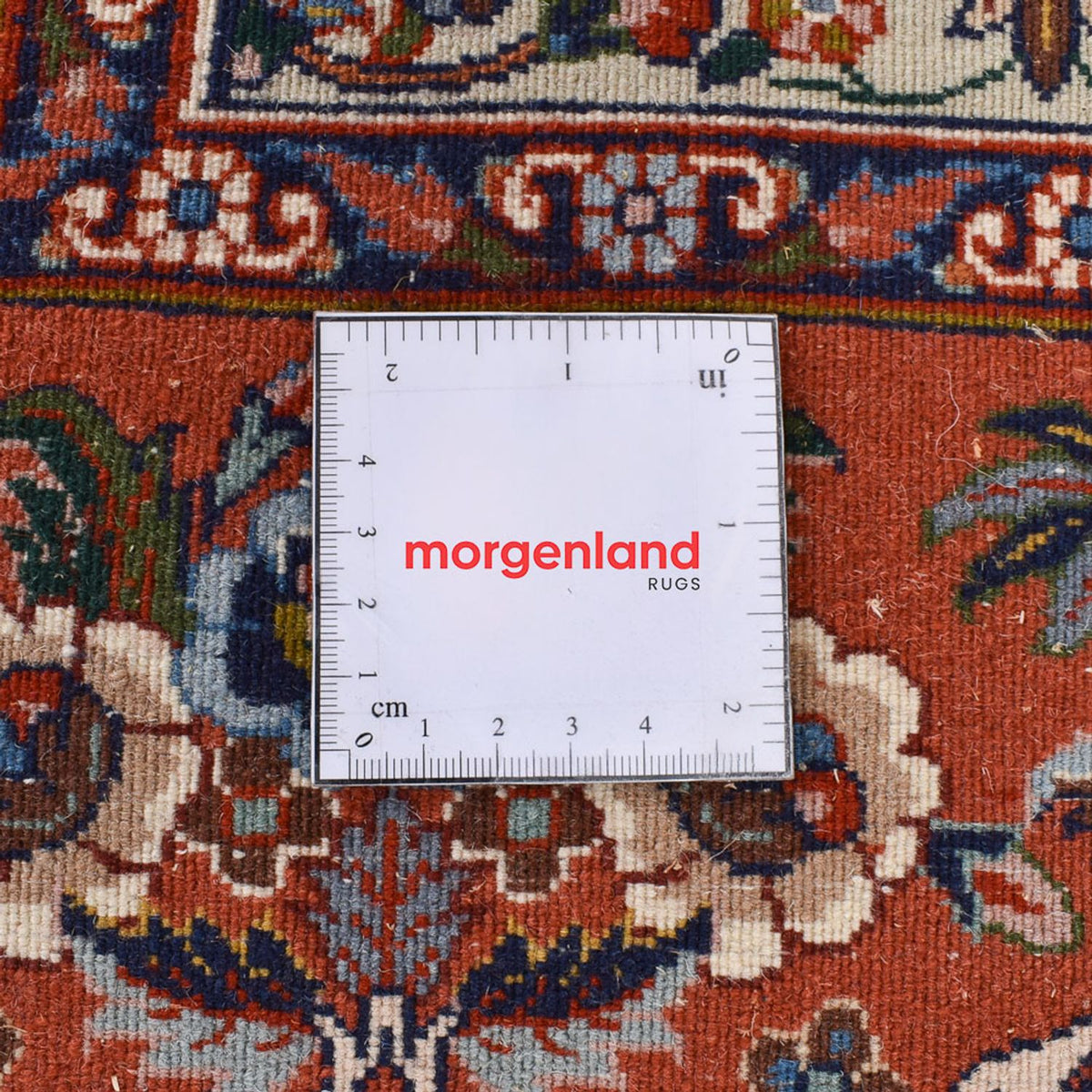 Persisk tæppe - Bijar - 303 x 199 cm - mørkeblå