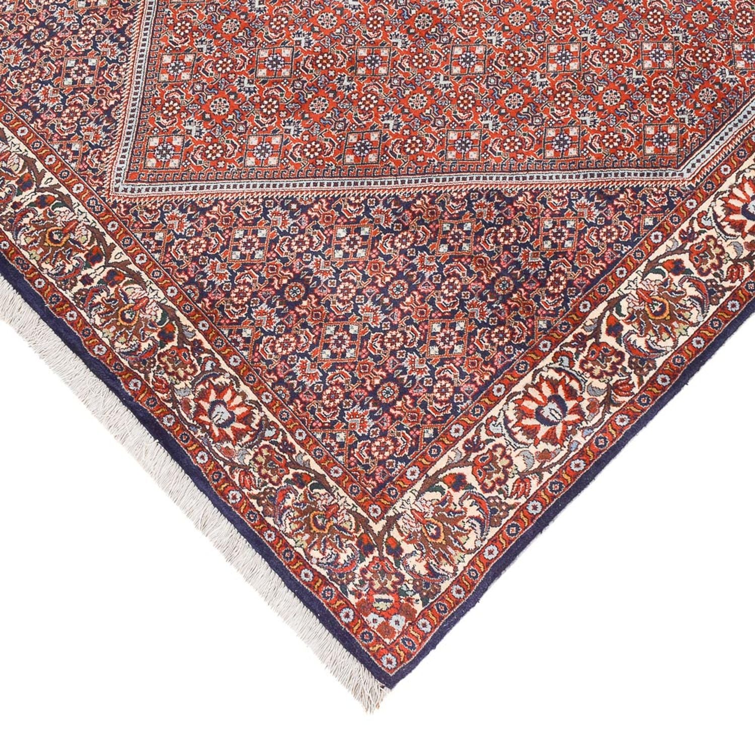 Persisk tæppe - Bijar - 245 x 136 cm - rust