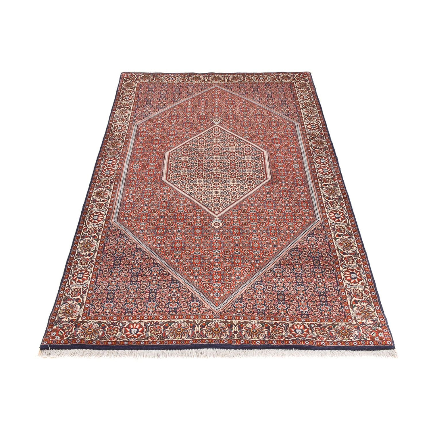 Persisk tæppe - Bijar - 245 x 136 cm - rust