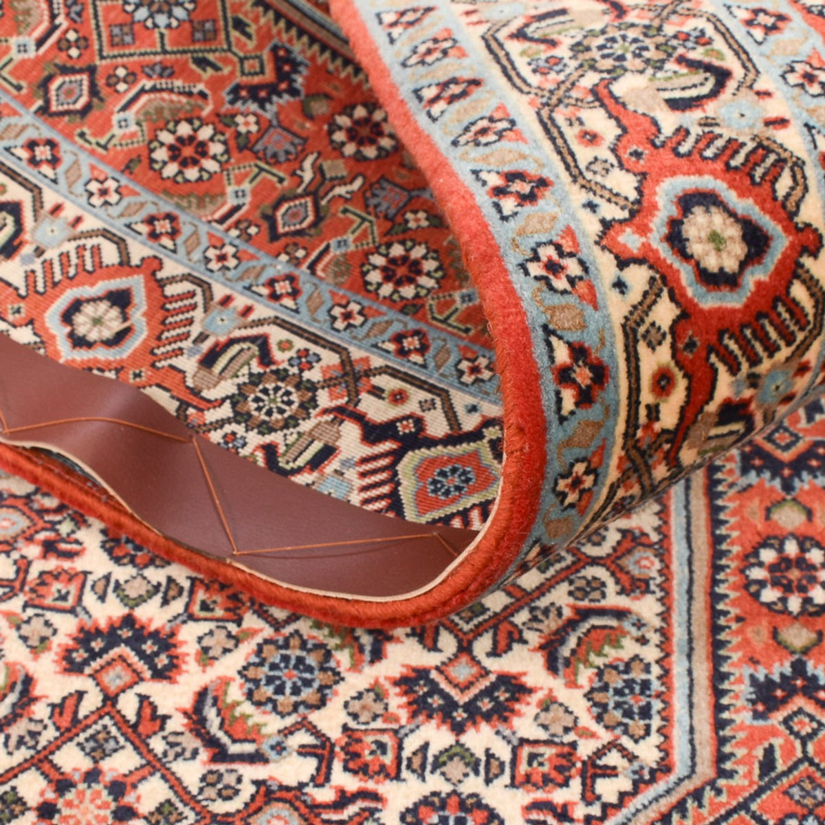 Løber Persisk tæppe - Bijar - 308 x 79 cm - rust