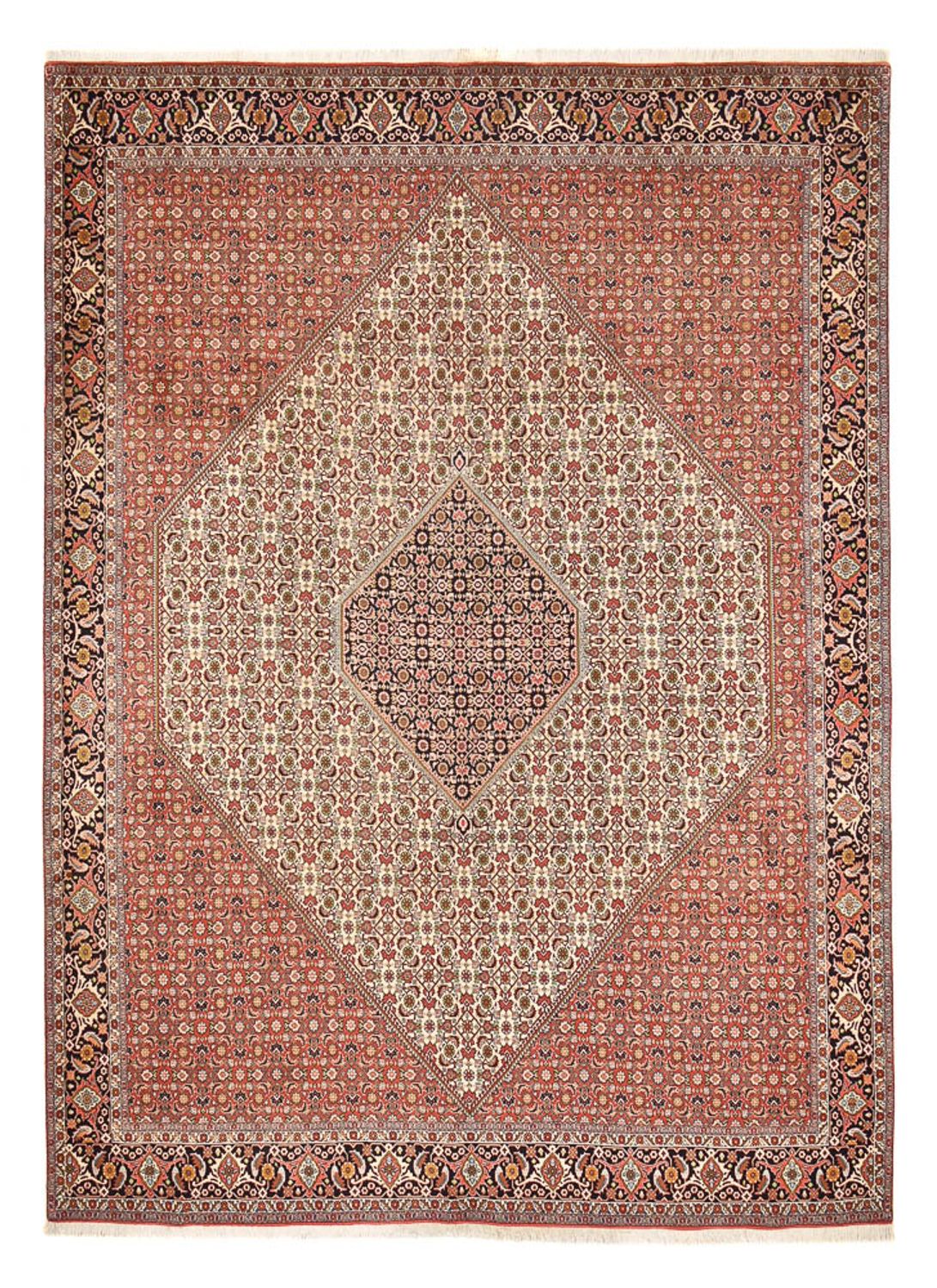 Persisk tæppe - Bijar - 396 x 294 cm - rust