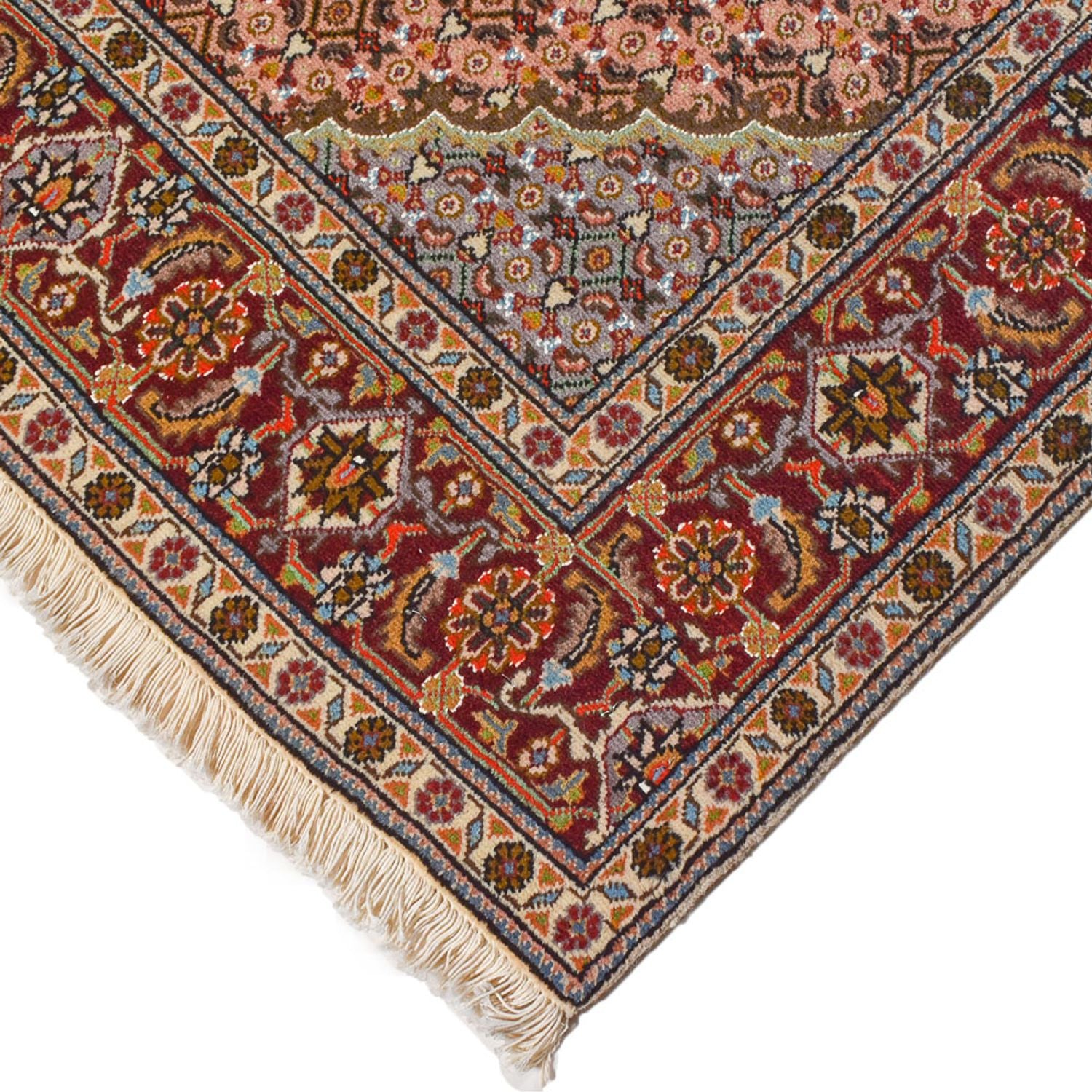 Persisk tæppe - Tabriz - Royal - 209 x 150 cm - sand