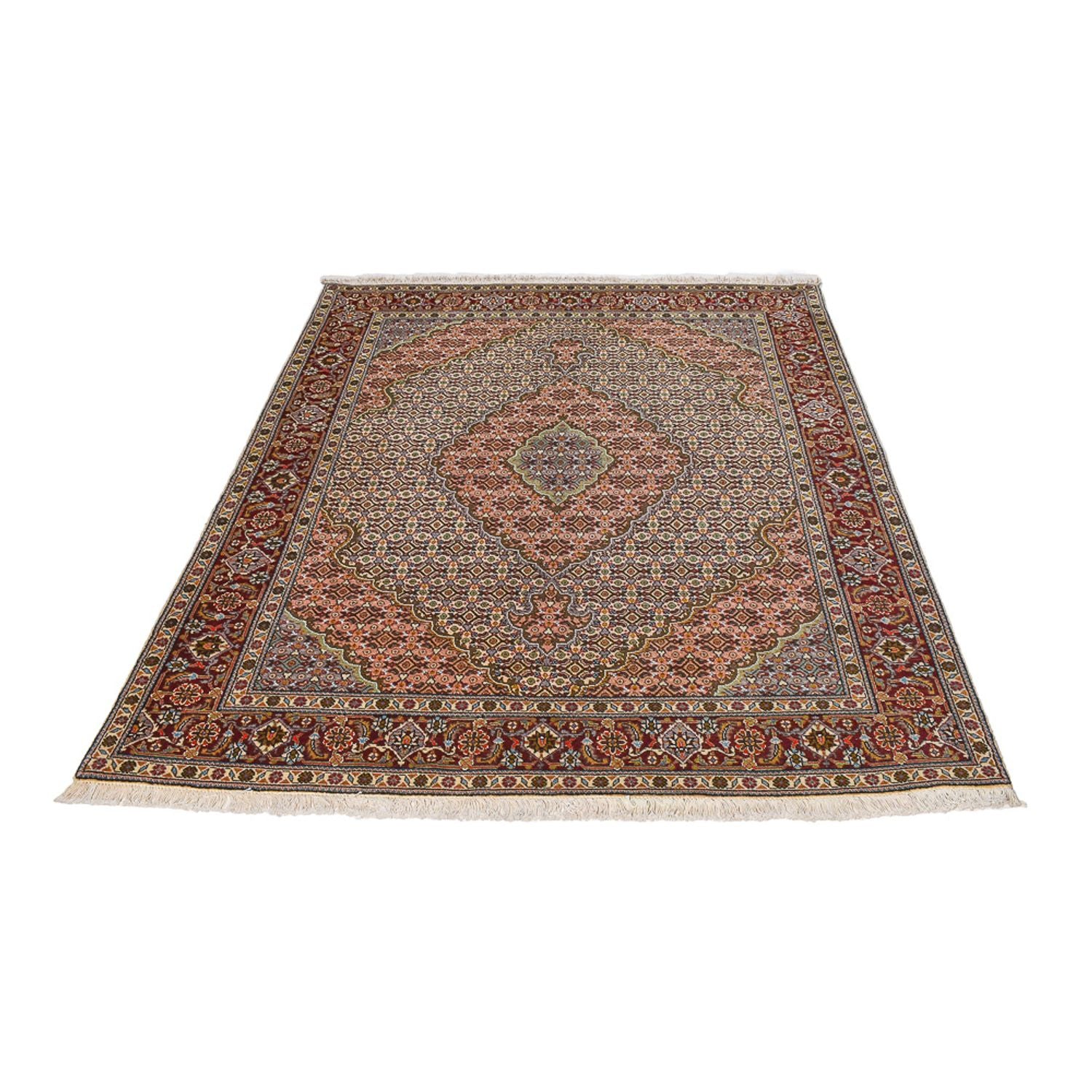 Persisk tæppe - Tabriz - Royal - 209 x 150 cm - sand