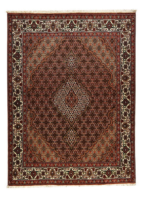 Persisk tæppe - Tabriz - Royal - 200 x 147 cm - mørkerød