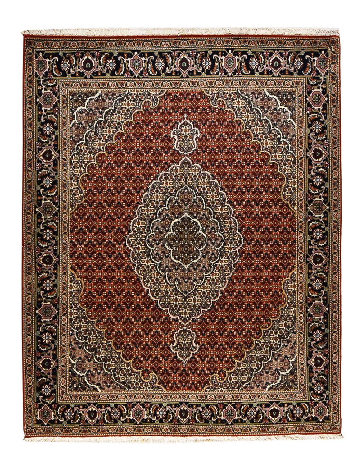 Persisk tæppe - Tabriz - Royal - 200 x 152 cm - rød